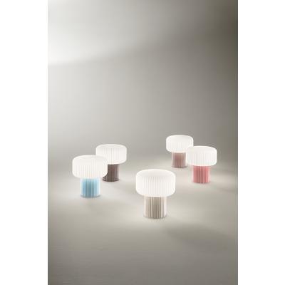 LUMETTO IN VETRO E CERAMICA COL.BLU